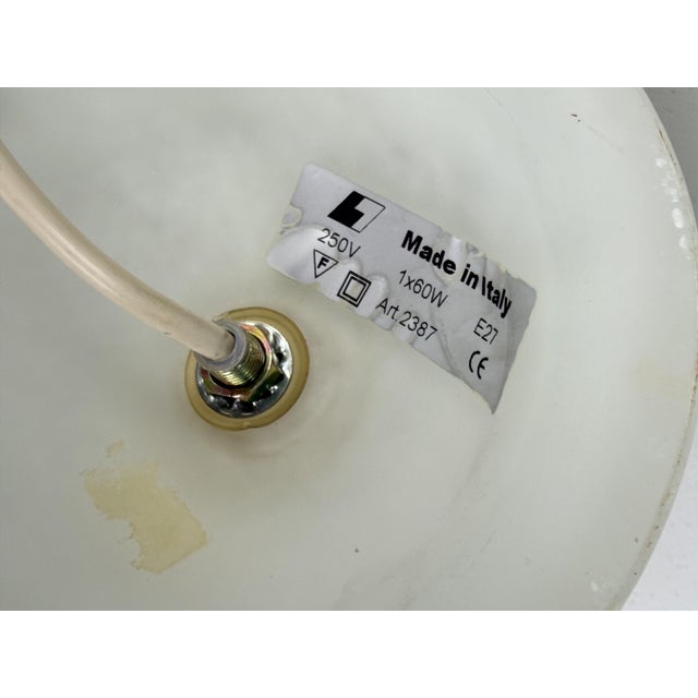 Vintage Murano Glass Bedside Lamps, 1980s, Set of 2 For Sale - Image 10 of 11