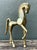 Vintage MCM Polished Brass Etruscan Horse For Sale - Image 9 of 12