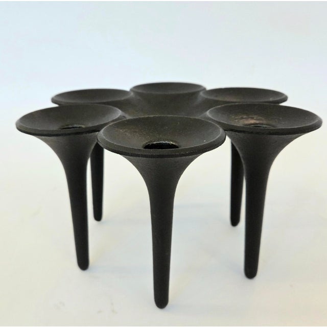 Hornblower Candlestick by Christel & Christer Holmgren for Illums Bolighus, 1968, in Very Good conditions. Designed 1960...