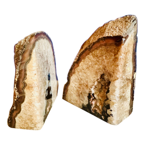 Geode Bookends - a Pair
