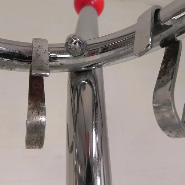 Vintage Chrome Coat Rack with Colored Balls, 1950s For Sale - Image 17 of 18