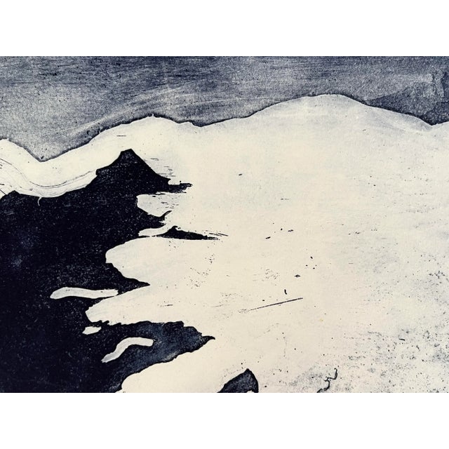 Original Vintage Abstract Etching by Sylvia T. Gavurin 1971 Artist Proof From on High 1976 For Sale In New York - Image 6 of 8