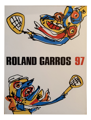 Antonio Saura, Roland Garros, 1997, Print