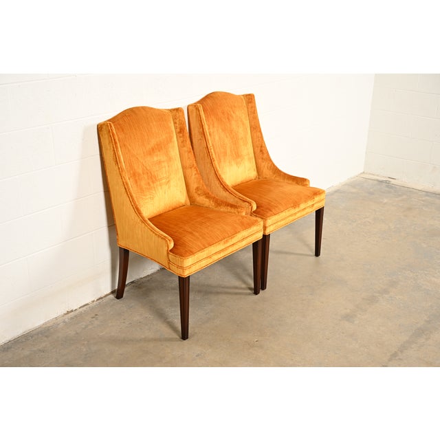 Kittinger Kittinger Regency Carved Mahogany Armchairs, Pair For Sale - Image 4 of 13
