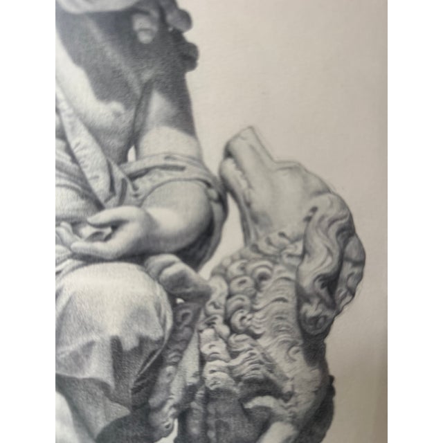 Framed Drawing by Dwight Deworge Williams | "Innocence Protected by Fidelity" | Artist Letter Includ For Sale In Los Angeles - Image 6 of 10
