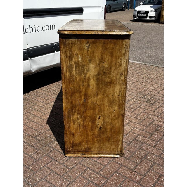 Victorian Wooden Chest of Drawers For Sale - Image 4 of 12