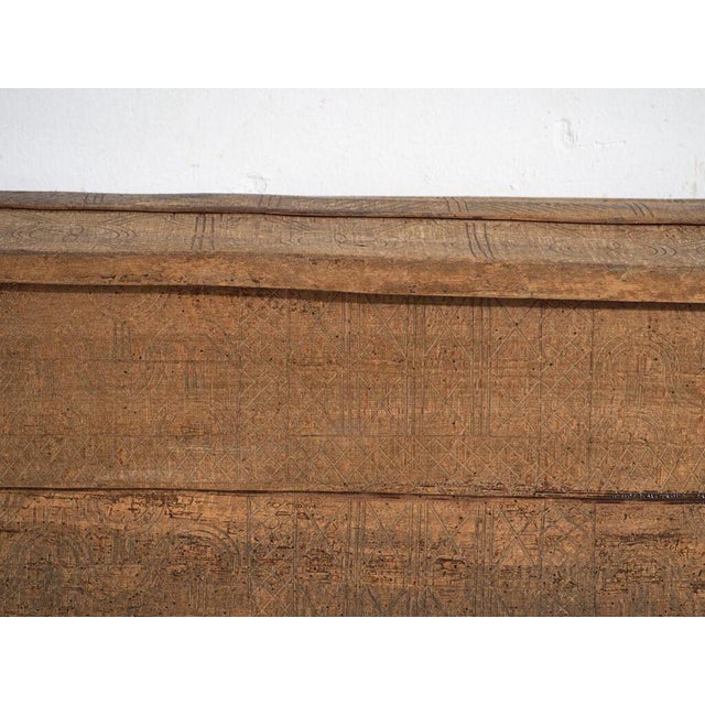 Antique Primitive Storage Bench in Wood, Central Europe, 1850 For Sale - Image 10 of 13