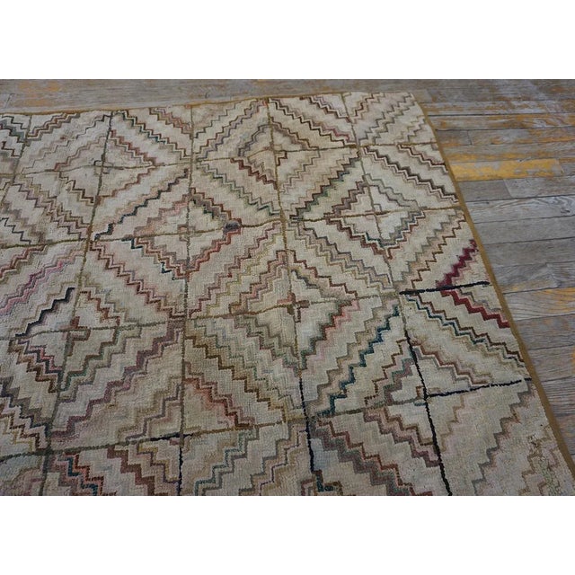 Antique American Hooked Rug For Sale In New York - Image 6 of 10