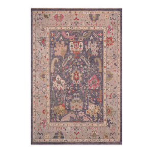 Bohemian Oushak Bird Gray/Beige Wool Rug - 11'11'' X 14'7''