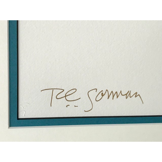 Native American R C Gorman Original Lithograph “Proud Lady” For Sale - Image 3 of 12