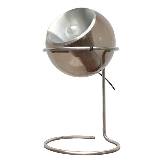 Mid-Century Dutch Space Age Ball Table Lamp from Gepo, 1960s For Sale