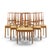 Broyhill Brasilia Mid Century Walnut Dining Chairs - Set of 6 Each armless chair measures: 20.25 wide x 22.5 deep x 38...