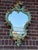 1940 French Louis XVI Green Gold Wall Mirror - 1 Pc For Sale - Image 4 of 12