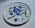 Ceramic Late 20th Century Italian Glazed White Pottery Platter With Blue Cornflowers For Sale - Image 7 of 18