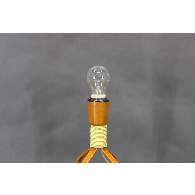 Wooden Table Lamp, Former Czechoslovakia, 1960s For Sale - Image 9 of 16