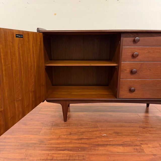 Brown A. Younger Compact Afromosia & Teak Sideboard For Sale - Image 8 of 9