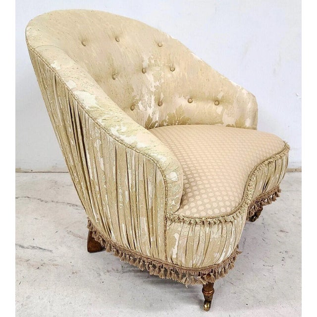 Shabby Chic Boudoir Lounge Chair by Carol Hicks Bolton For Sale - Image 11 of 11