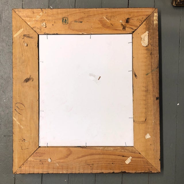 Paper Original Mid Century 1960’s Robert Cooke Pastel Portrait For Sale - Image 7 of 8