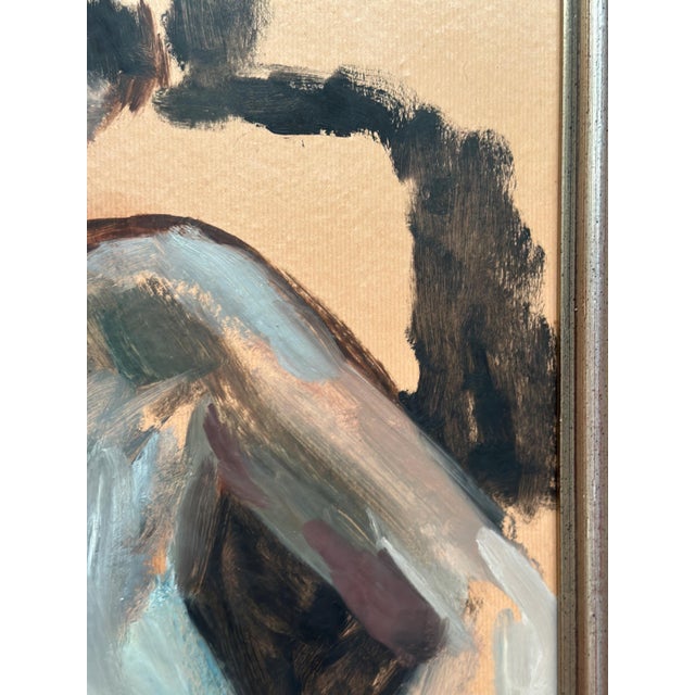 1980s Mats Rehnman, Nude Study, 1984, Oil Painting on Panel, Framed For Sale - Image 5 of 18
