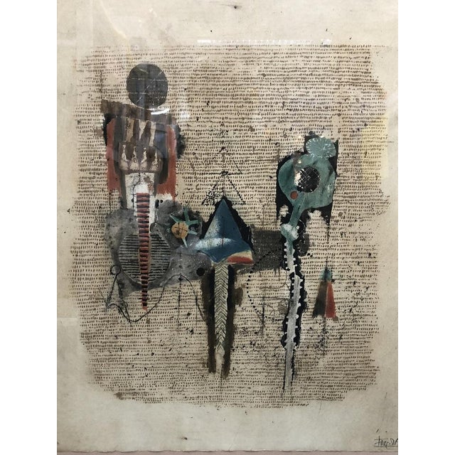 Johnny Friedlaender "Pavot Vert" (1984) - Original E.A. Etching with pencil signature Framed behind glass, unopened....