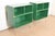 Thomasville Thomasville Mid-Century Hollywood Regency Campaign Green Lacquered Bookcases on Hairpin Legs, Newly Refinished For Sale - Image 4 of 12