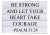 Decorative Books - Quote Book Stack - "Be Strong" For Sale