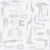 Canvas Wallpaper by Susan Hable in White For Sale