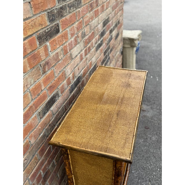 Late 19th Century 19th Century English Bamboo Bookcase For Sale - Image 5 of 7
