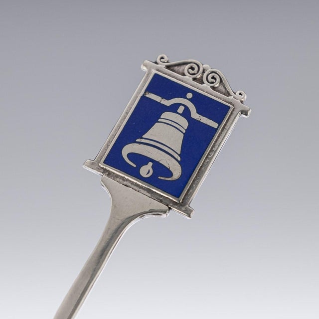 1950s Vintage English Silver Cased Pub Sign Cocktail Picks, 1952, Set of 6 For Sale - Image 5 of 18