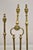 Antique English Federal Sheraton Brass Urn Finial Fireplace Tool Set (A) - 3 Pcs. Listing Includes (1) Poker, (1) Set of...