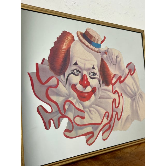Vintage American Elmo the Clown Mirror by Arthur Sarnoff, 1970s For Sale - Image 13 of 15