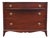 Huntley Furniture Solid Mahogany Traditional Duncan Phyfe Style 45" Three Drawer Chest 1830 For Sale