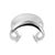 Late 20th Century Vintage Tiffany & Co. Elsa Peretti 925 Sterling Silver Open Side Cuff Bracelet For Sale - Image 5 of 8