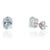 Not Yet Made - Made To Order A Pair Estate 1.90 Ct Oval Cut Natural Aquamarine Solitaire Stud Earrings - Fine Jewelry For Sale - Image 5 of 12
