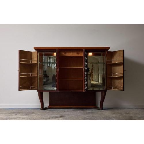 Bar Cabinet by Michele Merighi for Ronconi Cantù, 1940s, in Very Good conditions. Designed 1920 to 1949 I have official...
