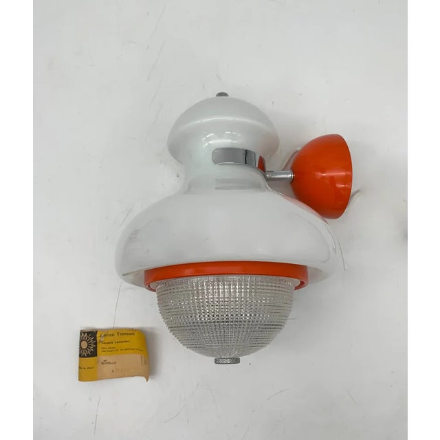 1970s Murano Wall Lights Orange Model, 1970s, Set of 2 For Sale - Image 5 of 5