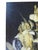 English Early 20th Century Iris Painting on Wood For Sale - Image 3 of 7