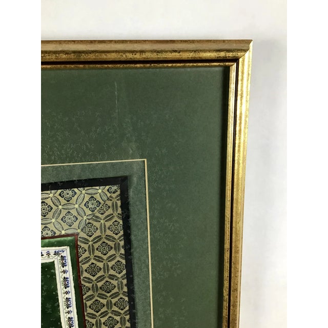 1970s Chinese Framed Silk Flower Embroidery For Sale - Image 5 of 8