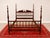 Antique Virginia Estate Walnut Queen Four-Poster Bed with Chippendale-Style Headboard This exceptionally heavy Queen-size...