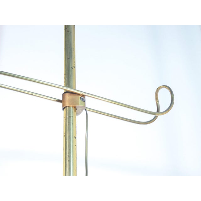 Vintage Italian Brass Floor Lamp, 1940s For Sale - Image 9 of 18