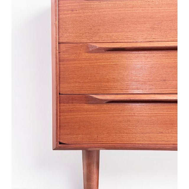 Vintage Teak Chest of Drawers by Ib Kofod-Larsen for Säffle, 1959 For Sale - Image 11 of 18