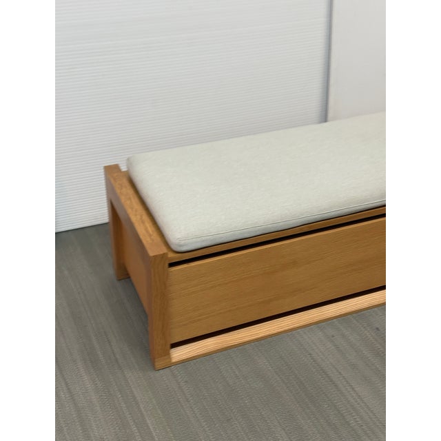 Sean Yoo for Design Within Reach Matera Storage Bench + Cushion, Large For Sale In San Francisco - Image 6 of 12
