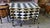 1990s Black & White Diamond Pattern Chest of Drawers For Sale - Image 5 of 5