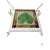 Metal Vintage Iron & Stained Glass Mosaic Frog Garden Table For Sale - Image 7 of 8