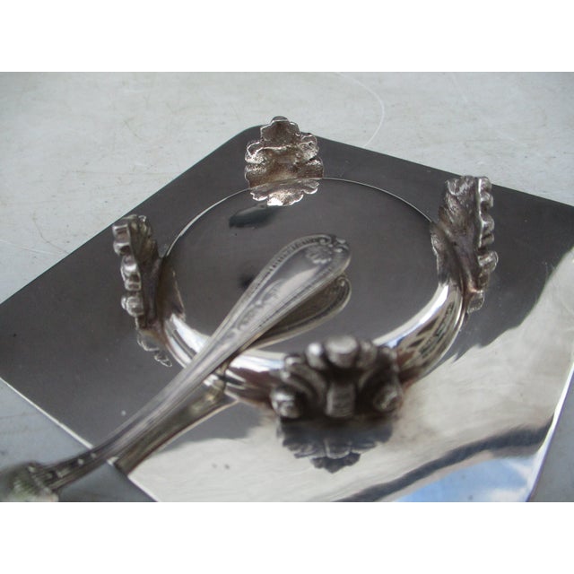 Silver Vintage Italian 800 Silver Salt Cellar ---- 2 Ozs. For Sale - Image 8 of 8