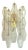 Transparent Poliedri Murano Glass Gold Wall Sconce by Simoeng for Simoeng For Sale