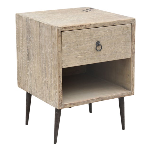Reclaimed Pine Nightstand For Sale
