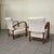 Art Deco Italian Armchairs in Curved Wood, 1930s, Set of 2 For Sale - Image 12 of 15