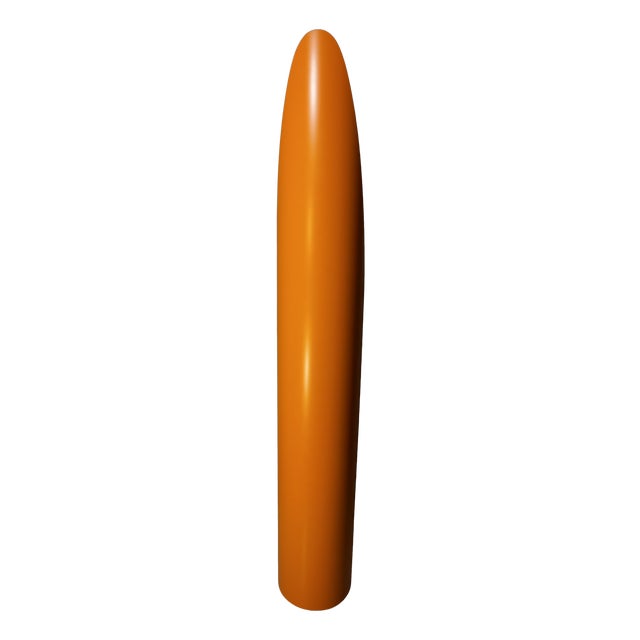 Model Unghia Nail Lipstick Floor Mirror in Orange For Sale