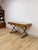 John Stuart Vintage John Stuart MCM Burlwood Executive Desk Bronze Legs Glass Top Collectable For Sale - Image 4 of 13
